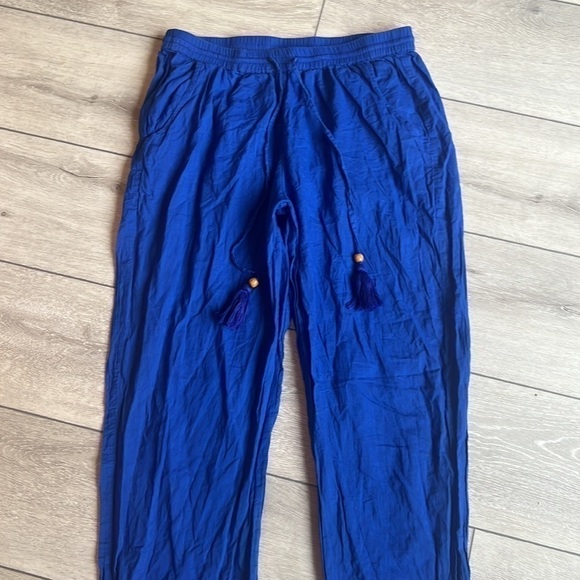 MIRACLESUIT & talbot blue crochet pull on beach pants size xs - Picture 3 of 8